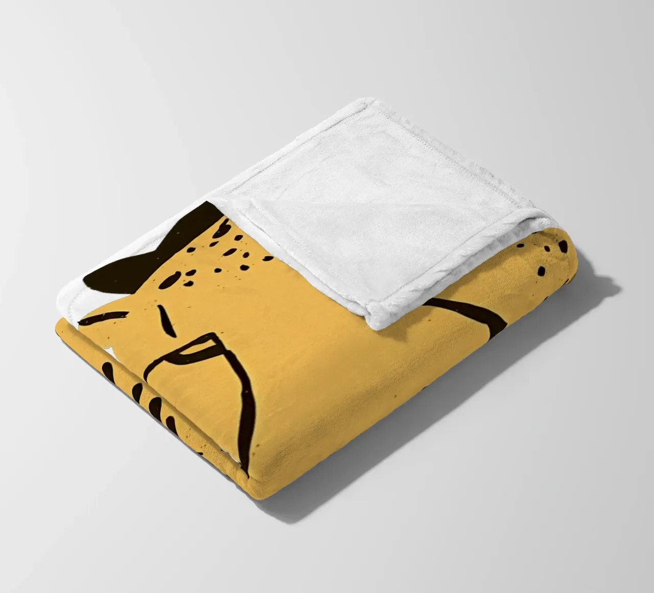 Ghepardo carino coperta in pile da sharemantes
