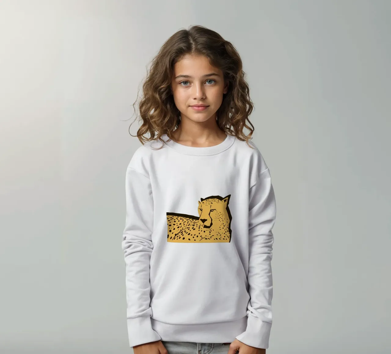 Ghepardo carino felpa bambino da sharemantes