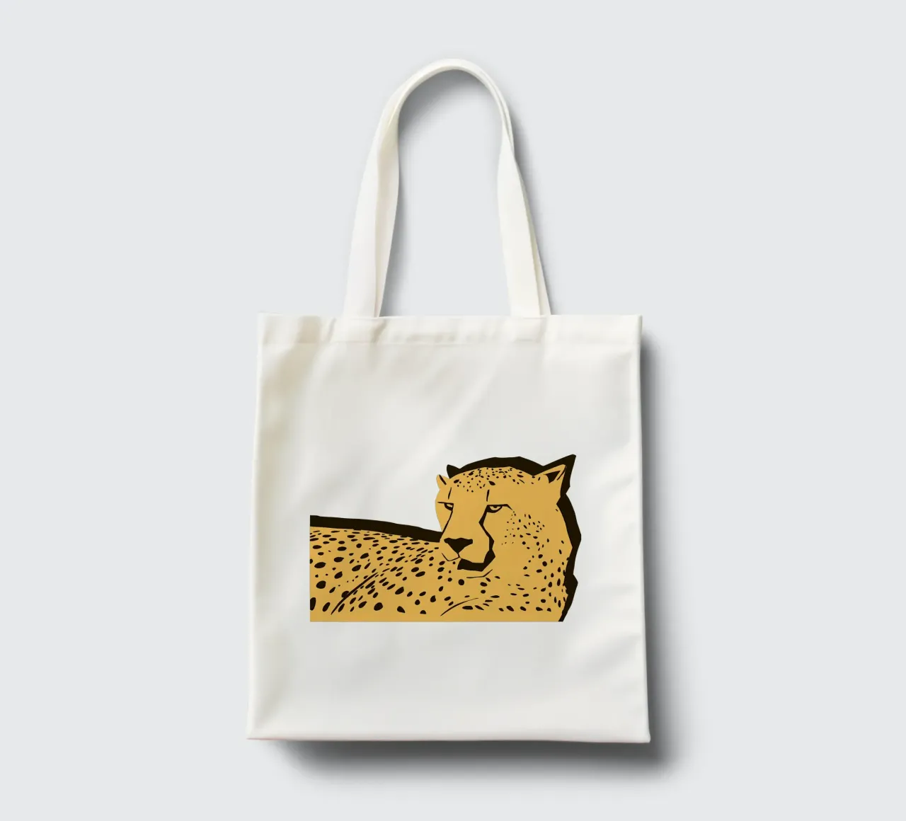 Ghepardo carino borsa in juta da sharemantes