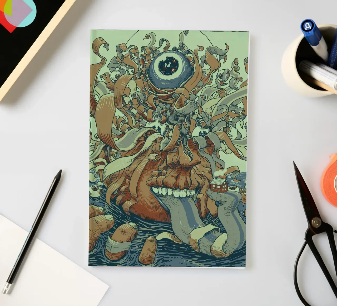 unravelling of pup the band 2022 notebook by martina