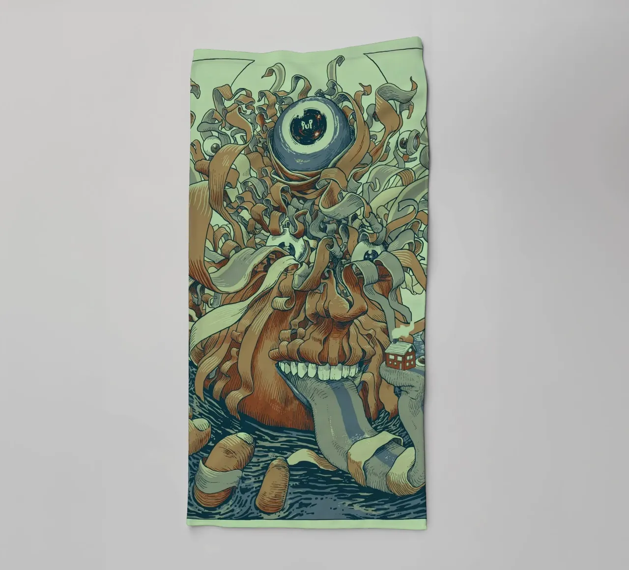unravelling of pup the band 2022 towel by martina