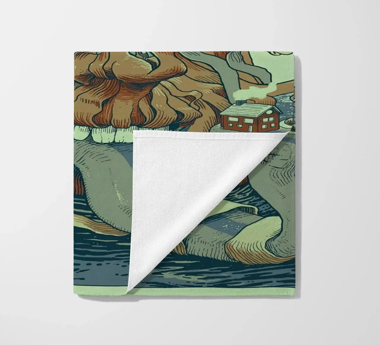 unravelling of pup the band 2022 beach towel by martina