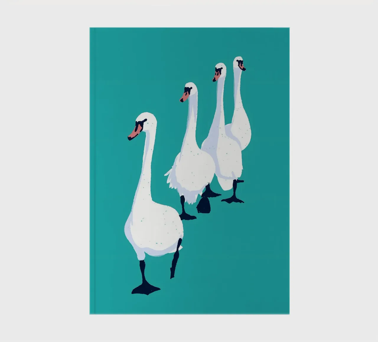 Four Swans notebook by sharemantes