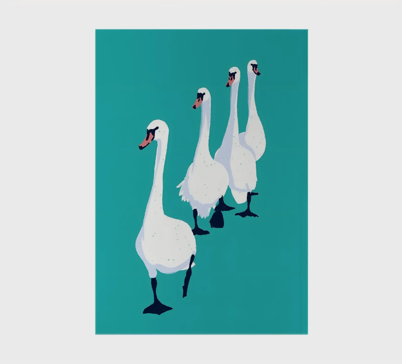 Four Swans notebook by sharemantes