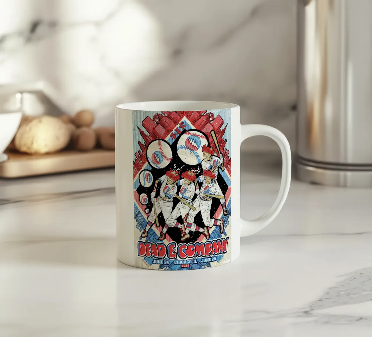 Campo Wrigley 2022 tazza in ceramica da martina