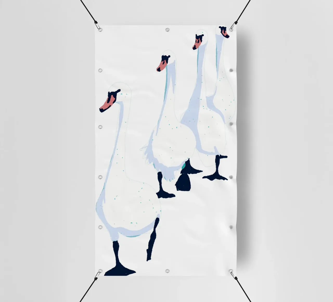 Quattro cigni telo in pvc da sharemantes