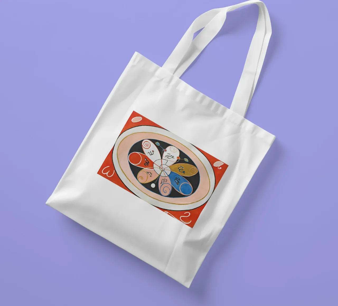 Evoluzione n. 15, Hilma af Klint borsa in juta da Venus Art