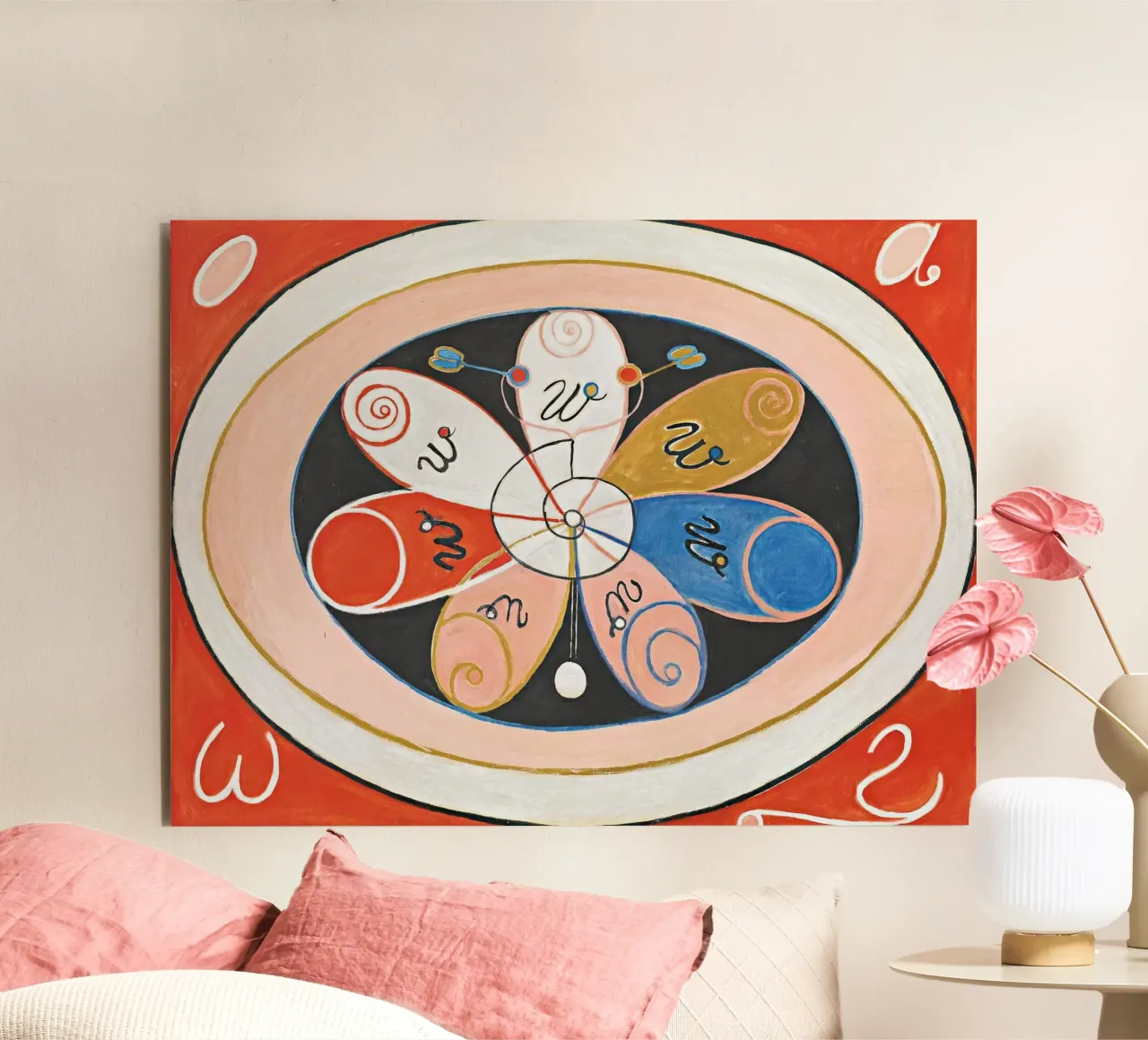 Evoluzione n. 15, Hilma af Klint alluminio dibond da Venus Art