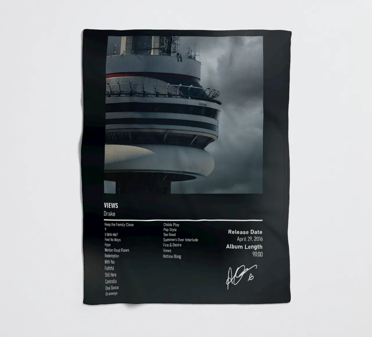 Views Drake coperta in pile da DGUnder