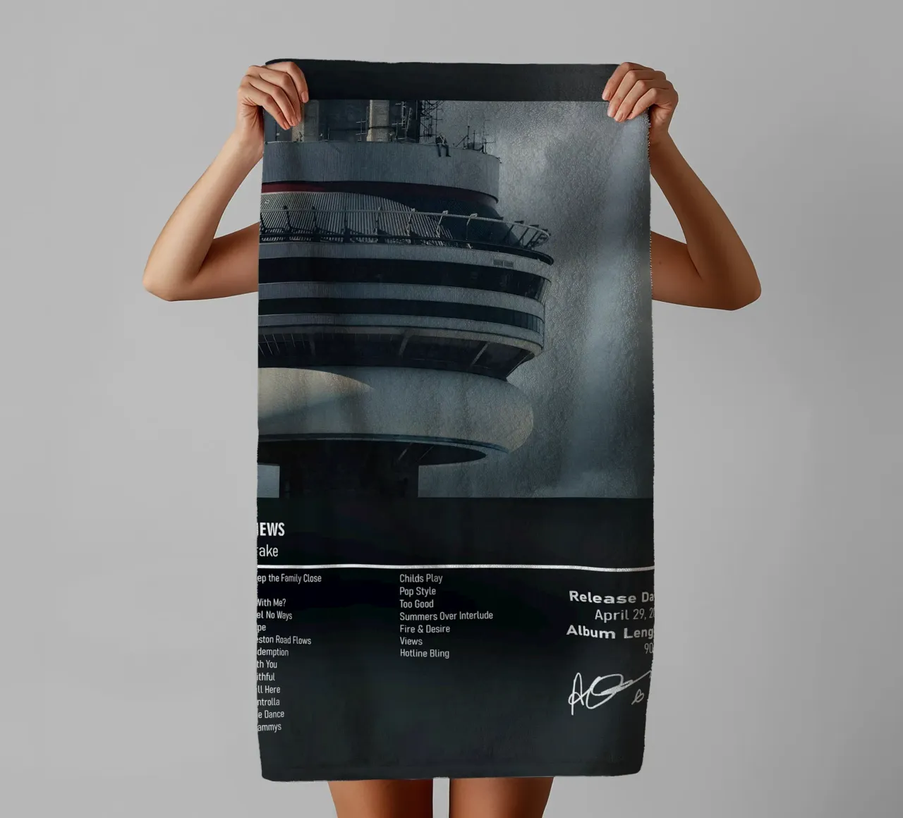 Views Drake asciugamano da bagno da DGUnder