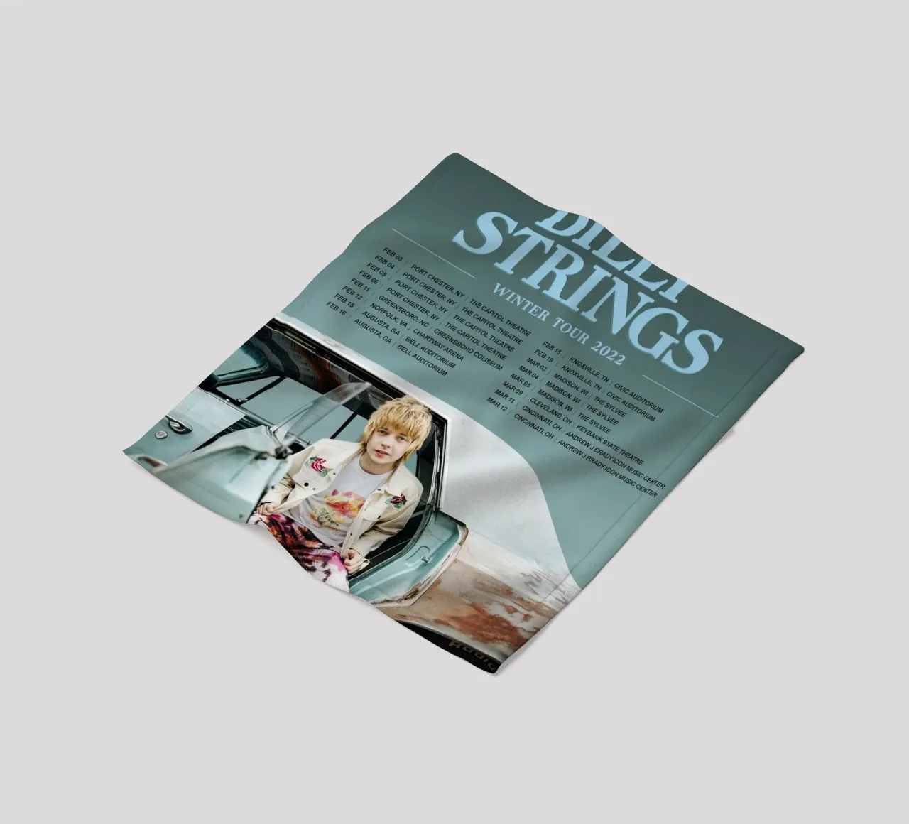 tour primaverile di billy strings coperta in pile da martina