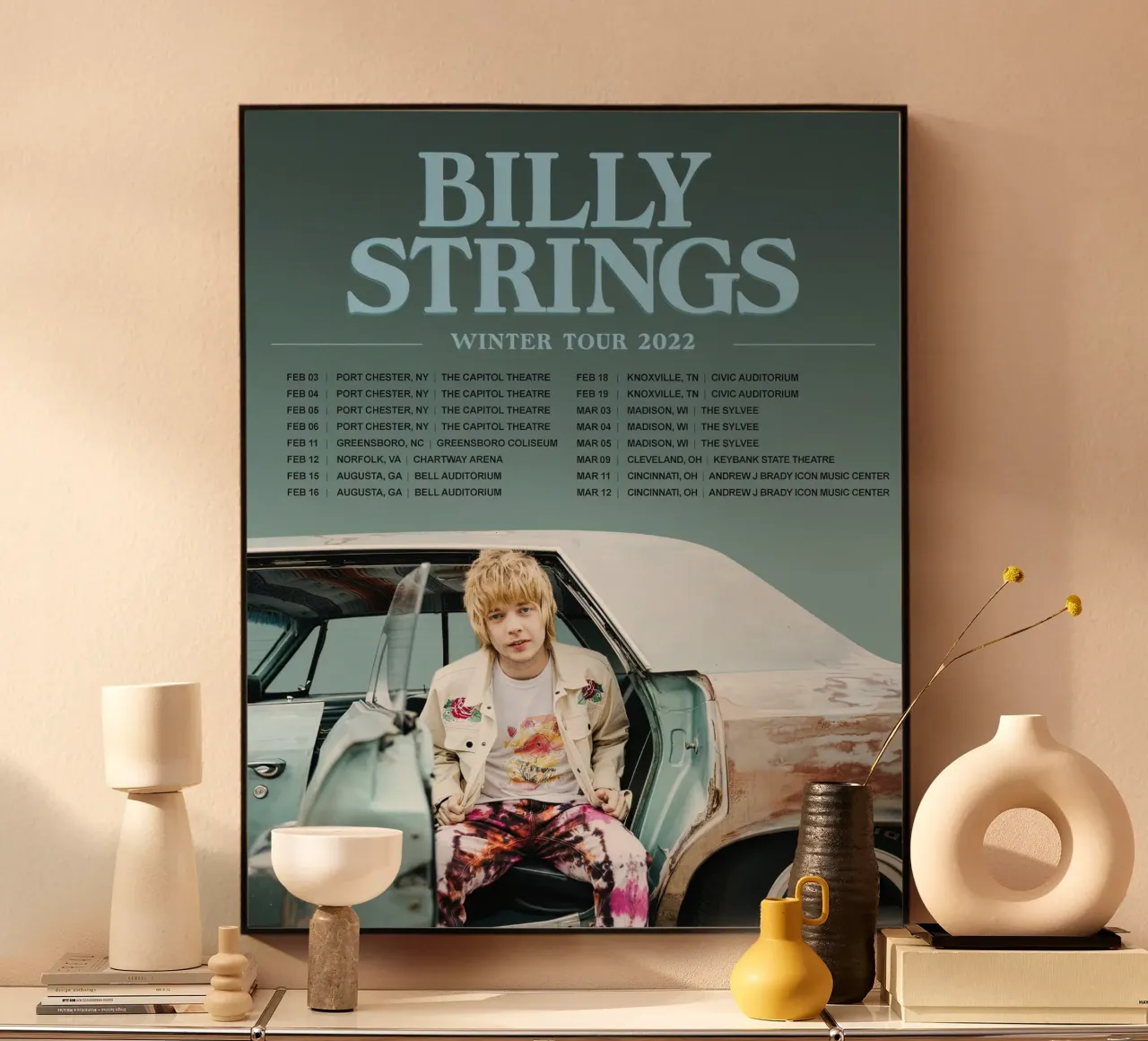 tour primaverile di billy strings plexiglass da martina