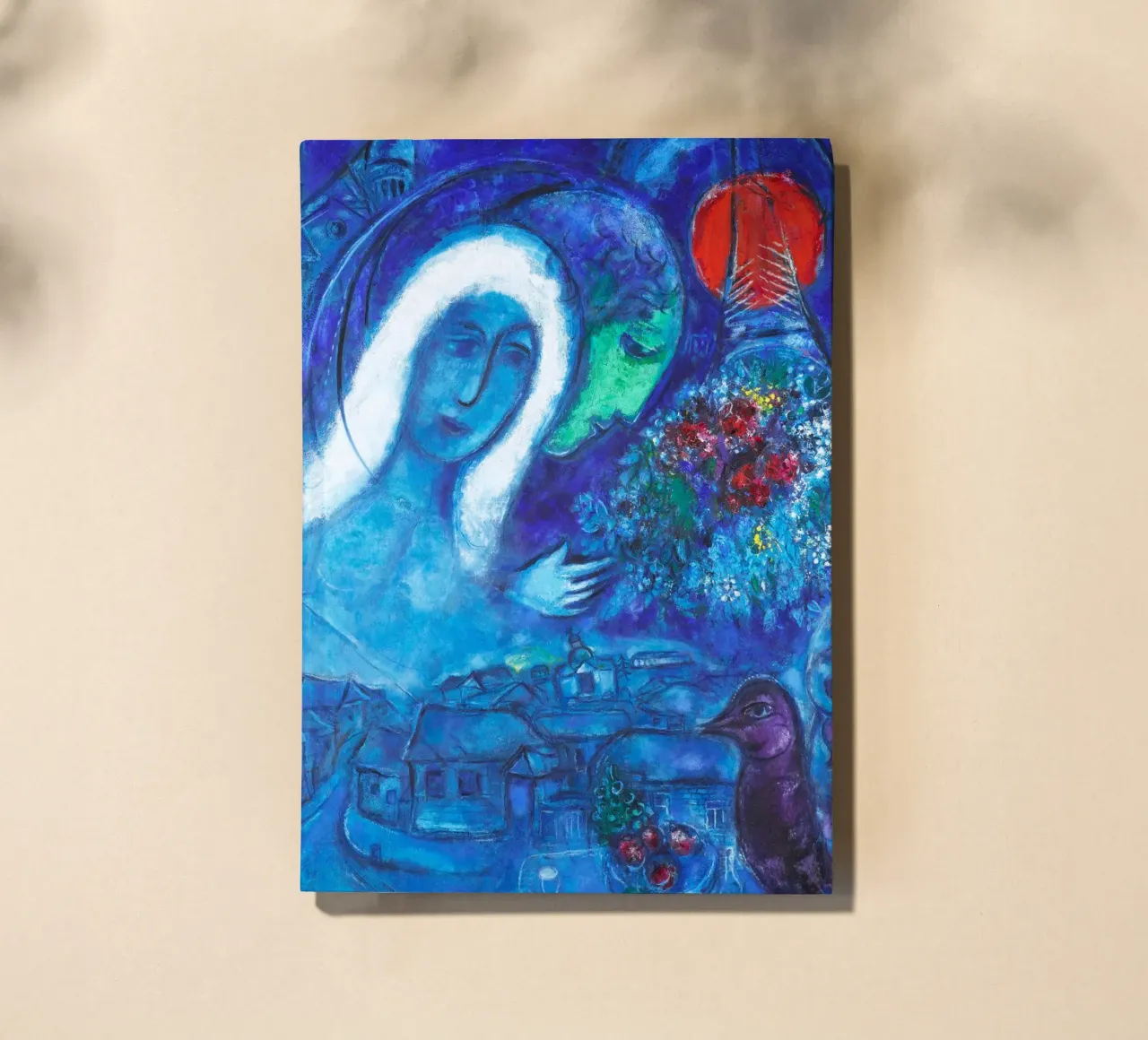 Champs de Mars (Field of Mars) by Marc Chagall notebook by Classic Art Prints