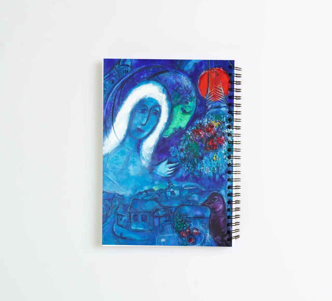 Champs de Mars (Field of Mars) by Marc Chagall spiral notebook by Classic Art Prints