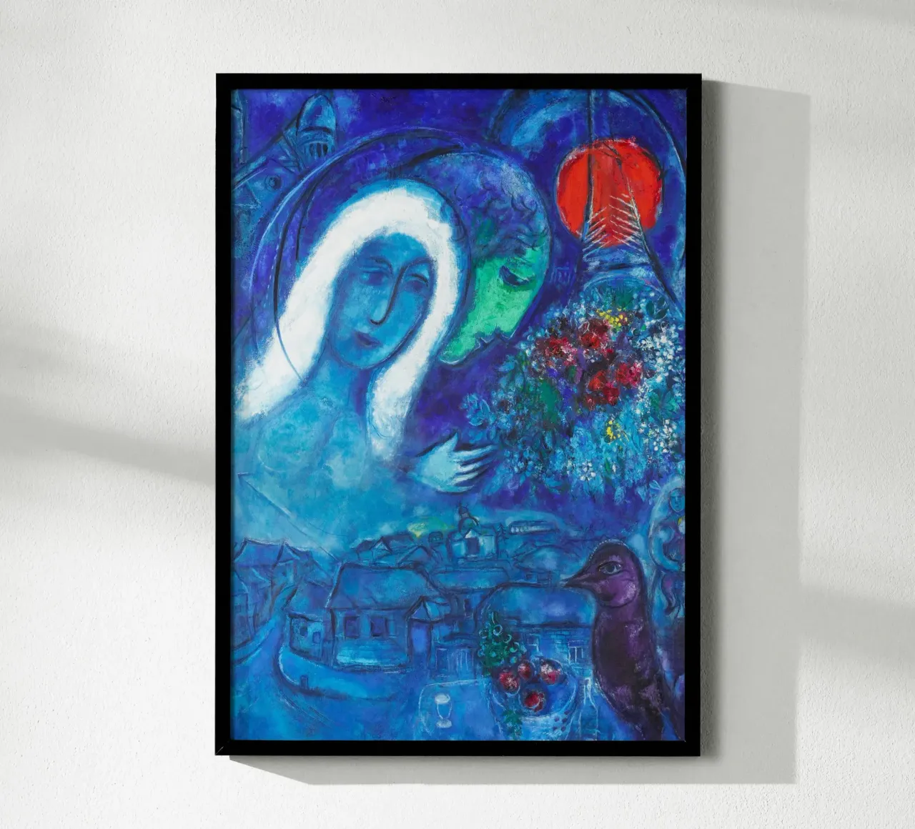 Champs de Mars (Field of Mars) by Marc Chagall hahnemühle by Classic Art Prints