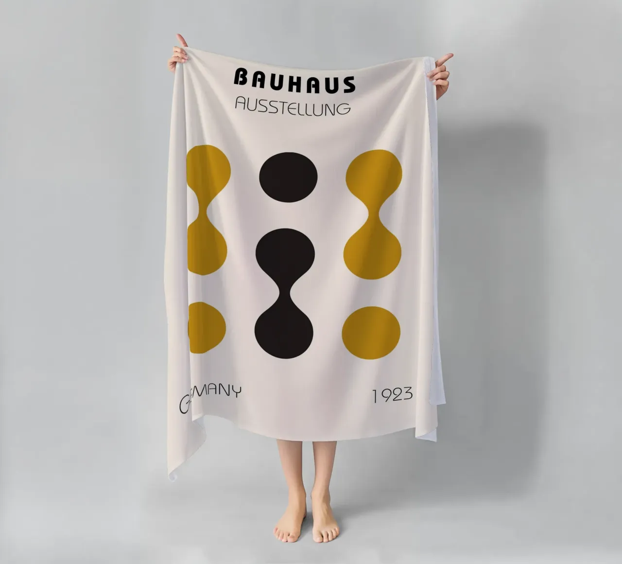 Mostra Bauhaus 1923 telo mare da Studio Vibe