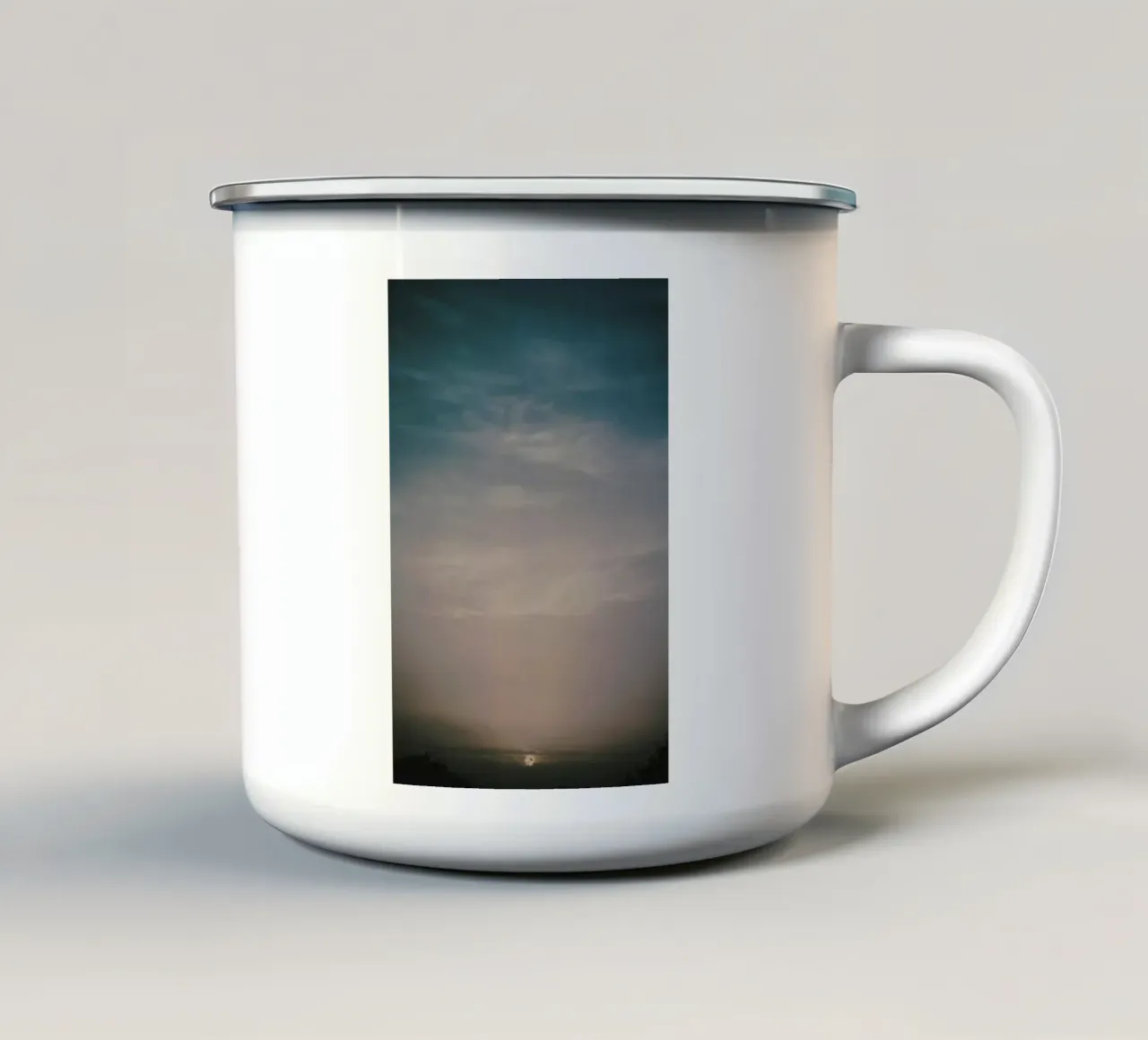 serene gradient pastel tazza in smalto da twillight