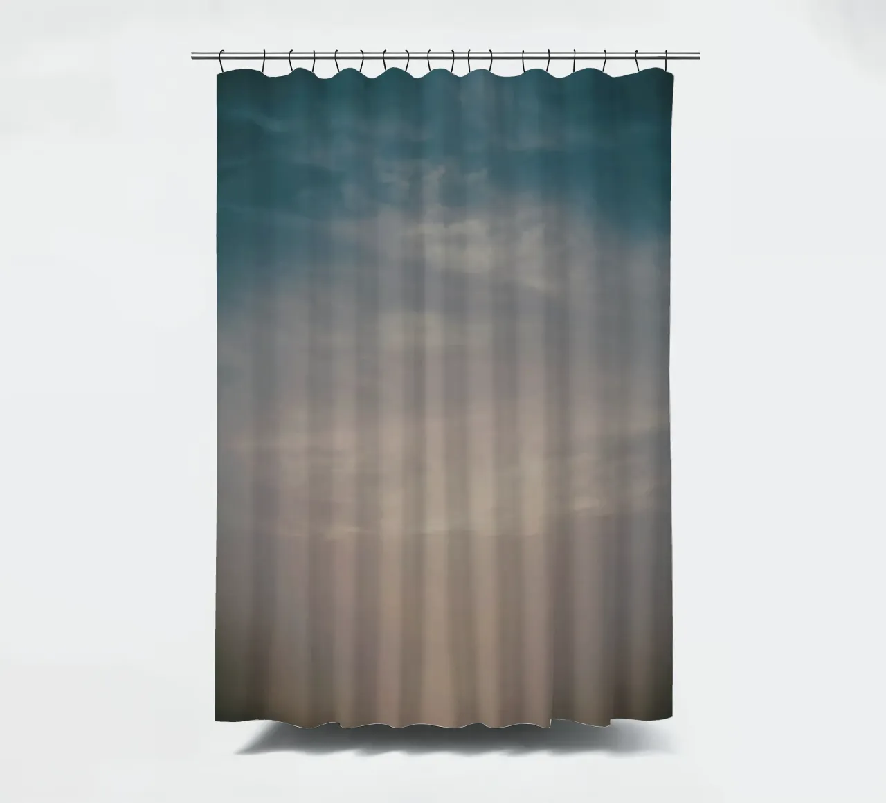 serene gradient pastel tenda da doccia da twillight
