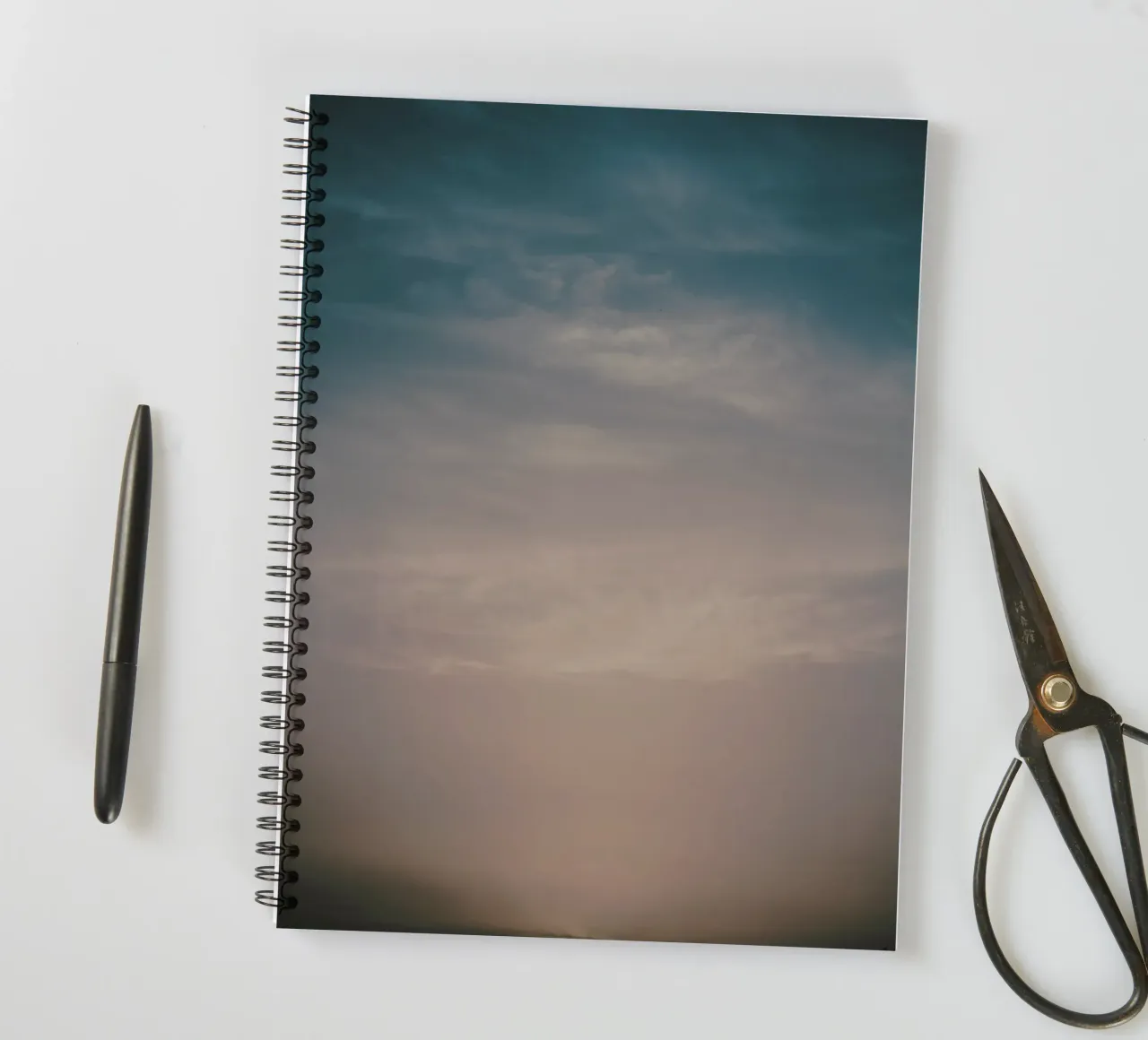 serene gradient pastel spiral notebook by twillight