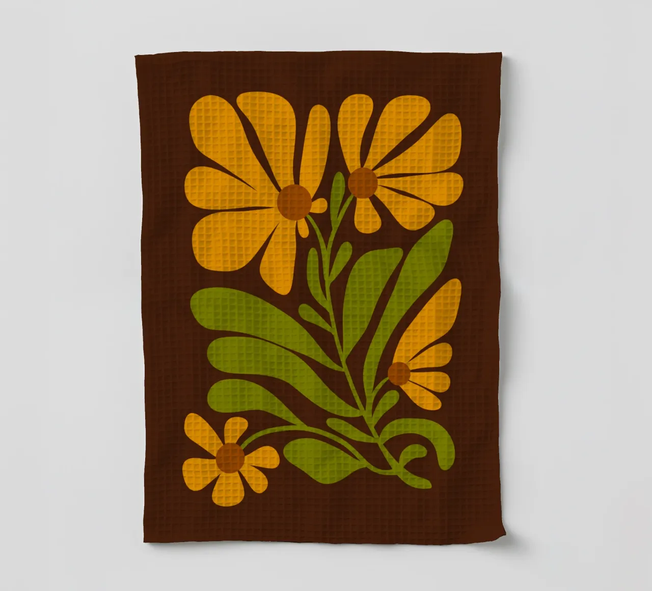 Autumn Petal Tenderness Geschirrtuch von TijanaArtStudio88
