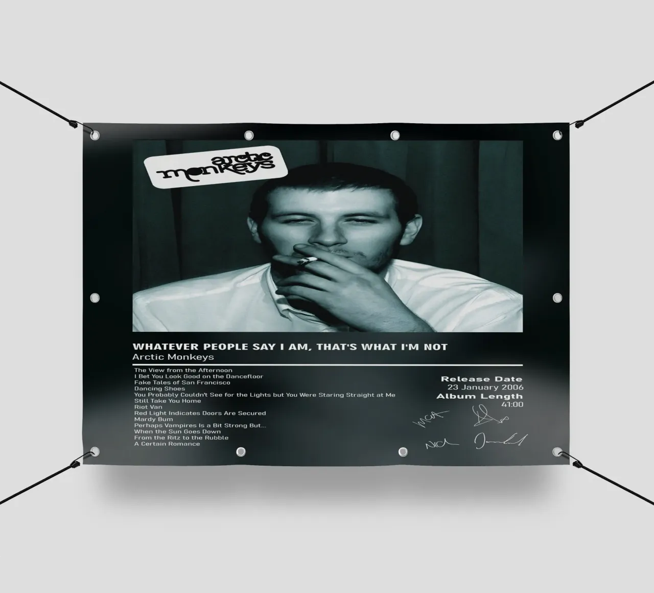 Whatever People Say I Am, That’s What I’m Not (2006) telo in pvc da DGUnder