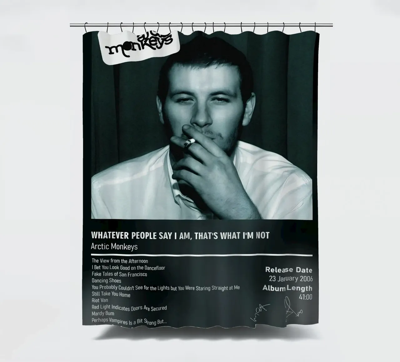 Whatever People Say I Am, That’s What I’m Not (2006) tenda da doccia da DGUnder
