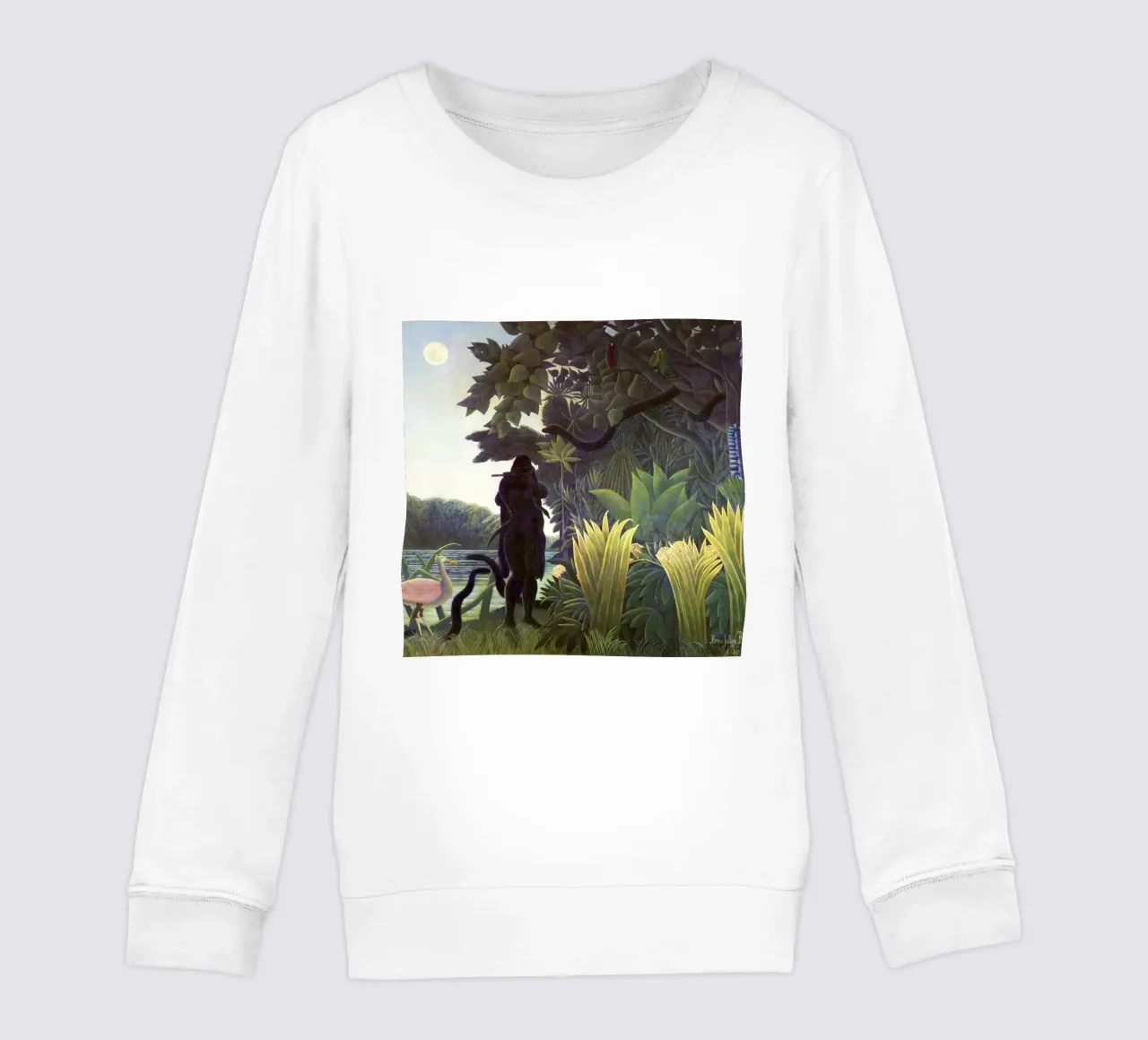 L'incantatore di serpenti (1907) di Henri Rousseau felpa bambino da Venus Art