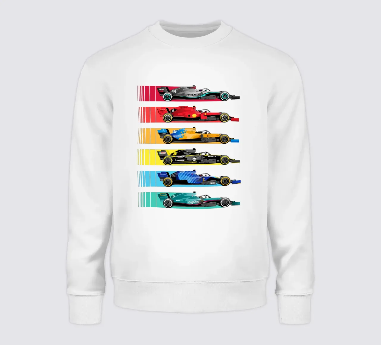 Formule raceauto's sweatshirt van Mariel Toigo