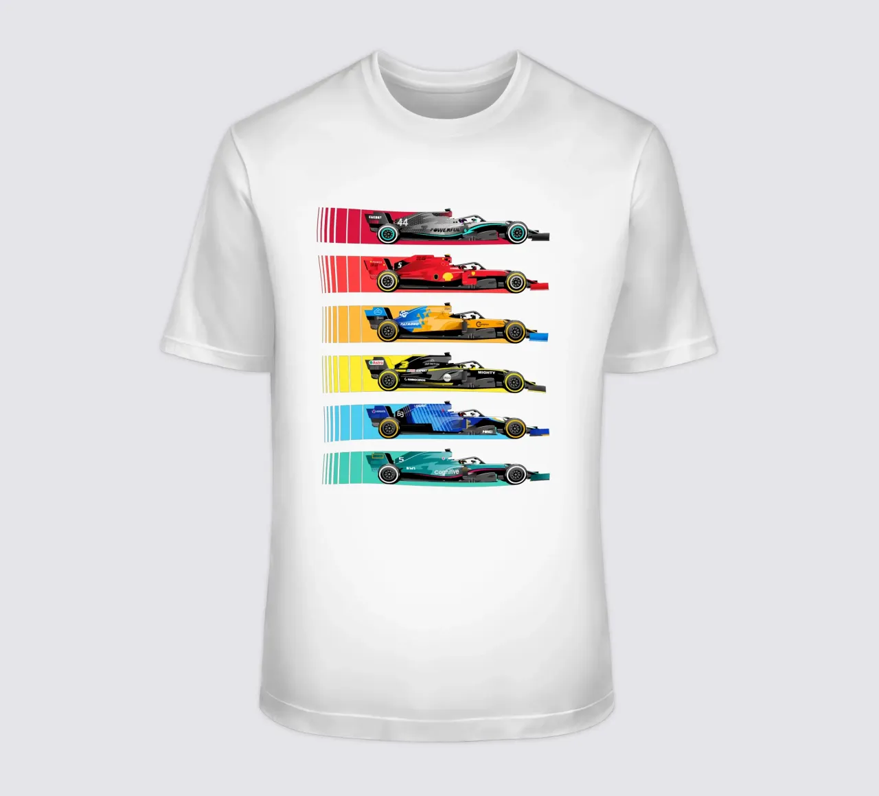 Auto da corsa di Formula t-shirt da Mariel Toigo