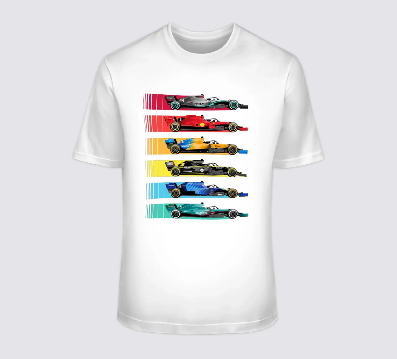 Auto da corsa di Formula t-shirt da Mariel Toigo