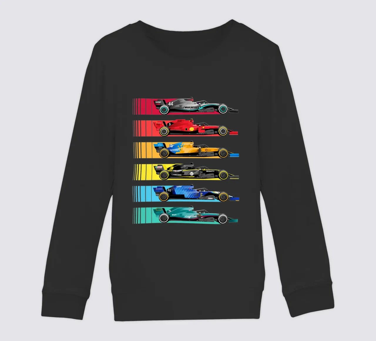 Auto da corsa di Formula felpa bambino da Mariel Toigo