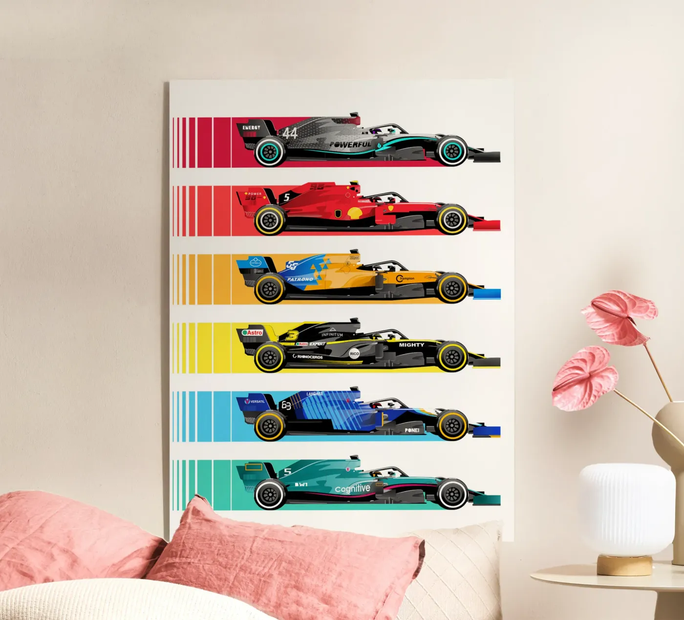 Auto da corsa di Formula plexiglass da Mariel Toigo