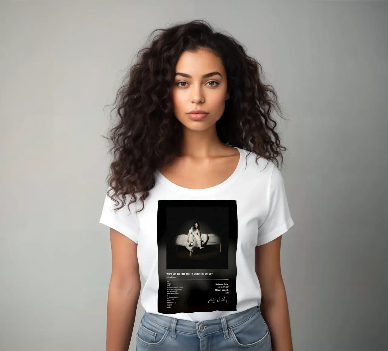 WHEN WE ALL FALL ASLEEP, WHERE DO WE GO (2019) t-shirt da donna da DGUnder