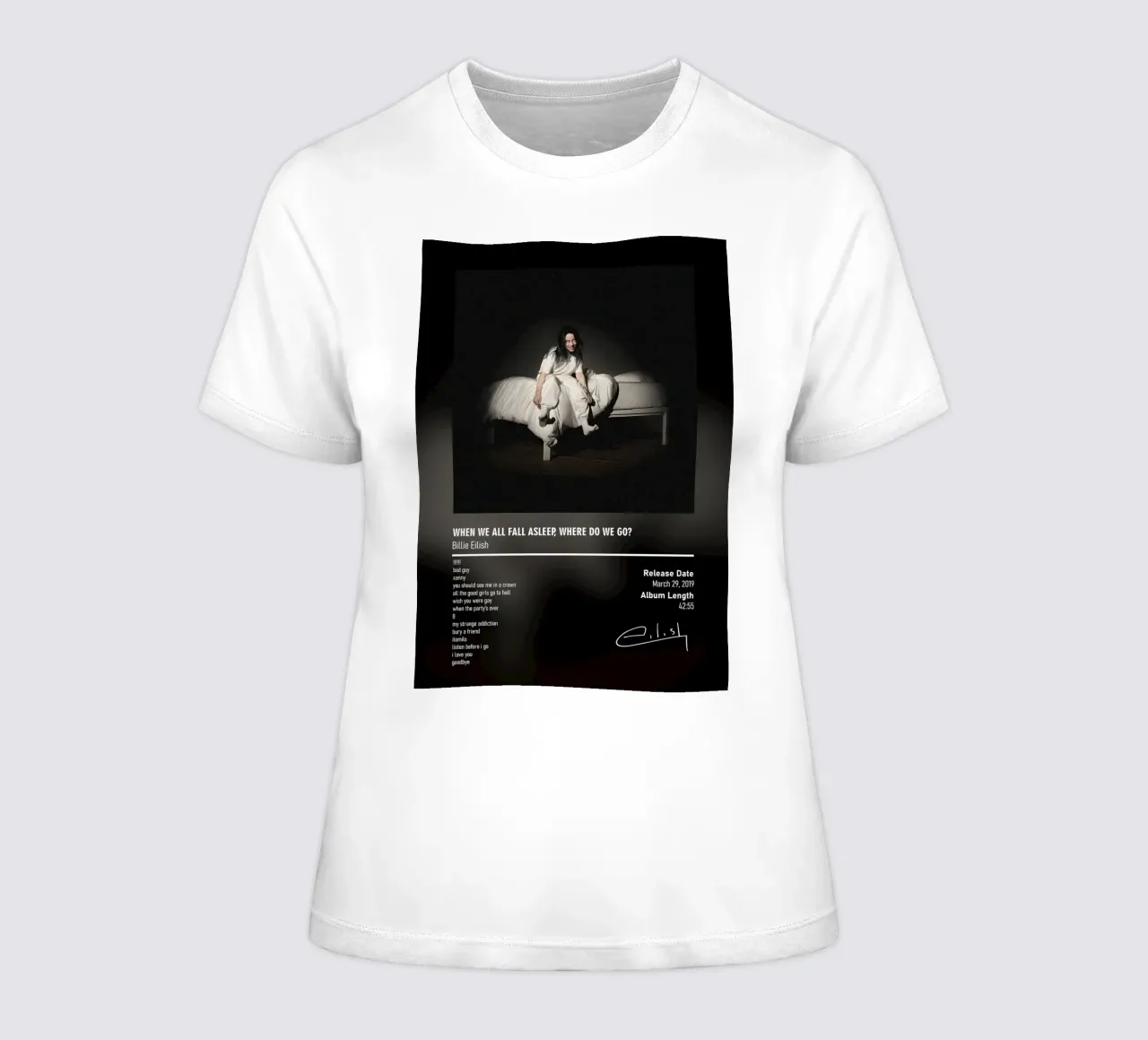 WHEN WE ALL FALL ASLEEP, WHERE DO WE GO (2019) t-shirt da donna da DGUnder