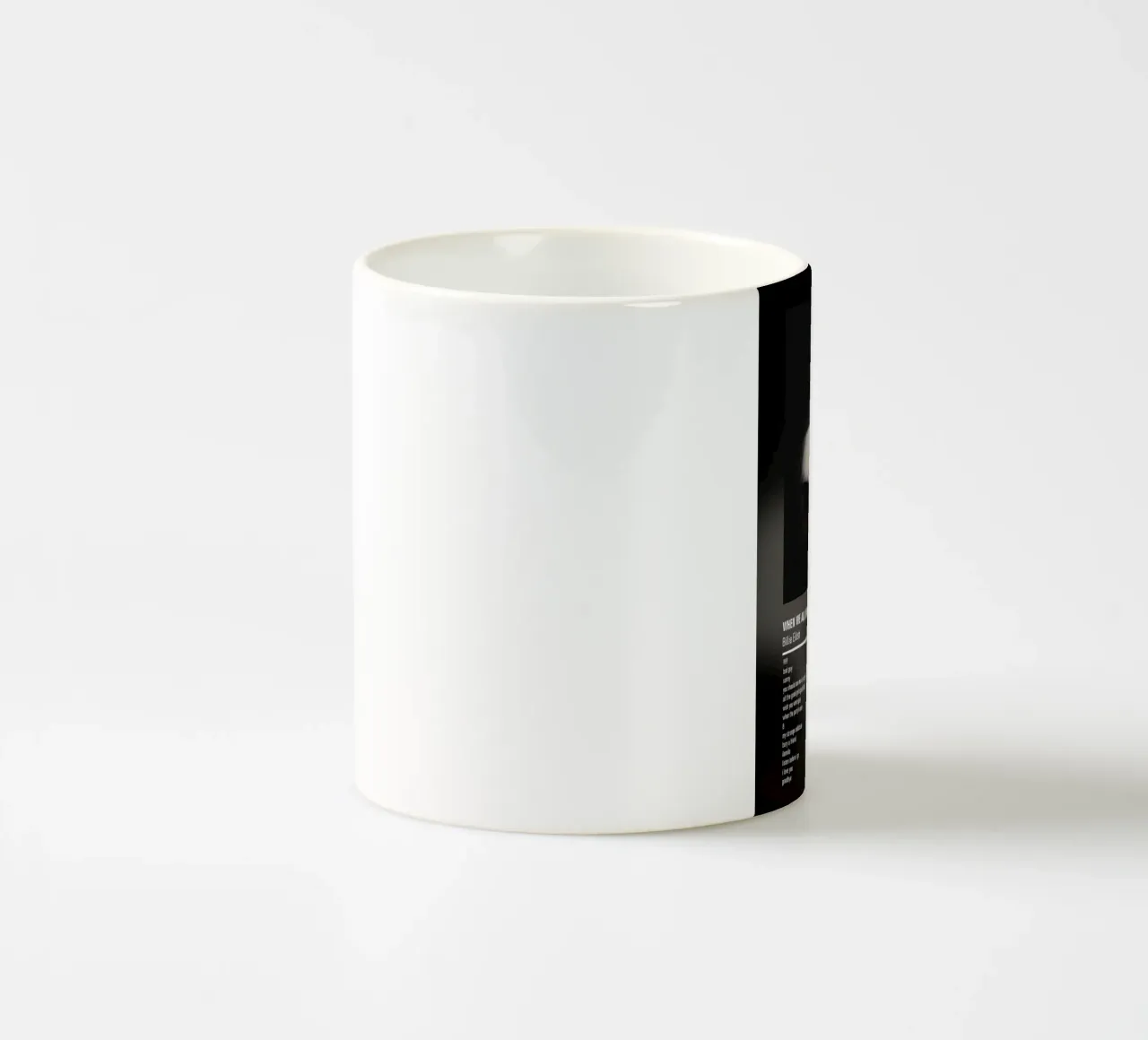 WHEN WE ALL FALL ASLEEP, WHERE DO WE GO (2019) tazza in ceramica da DGUnder