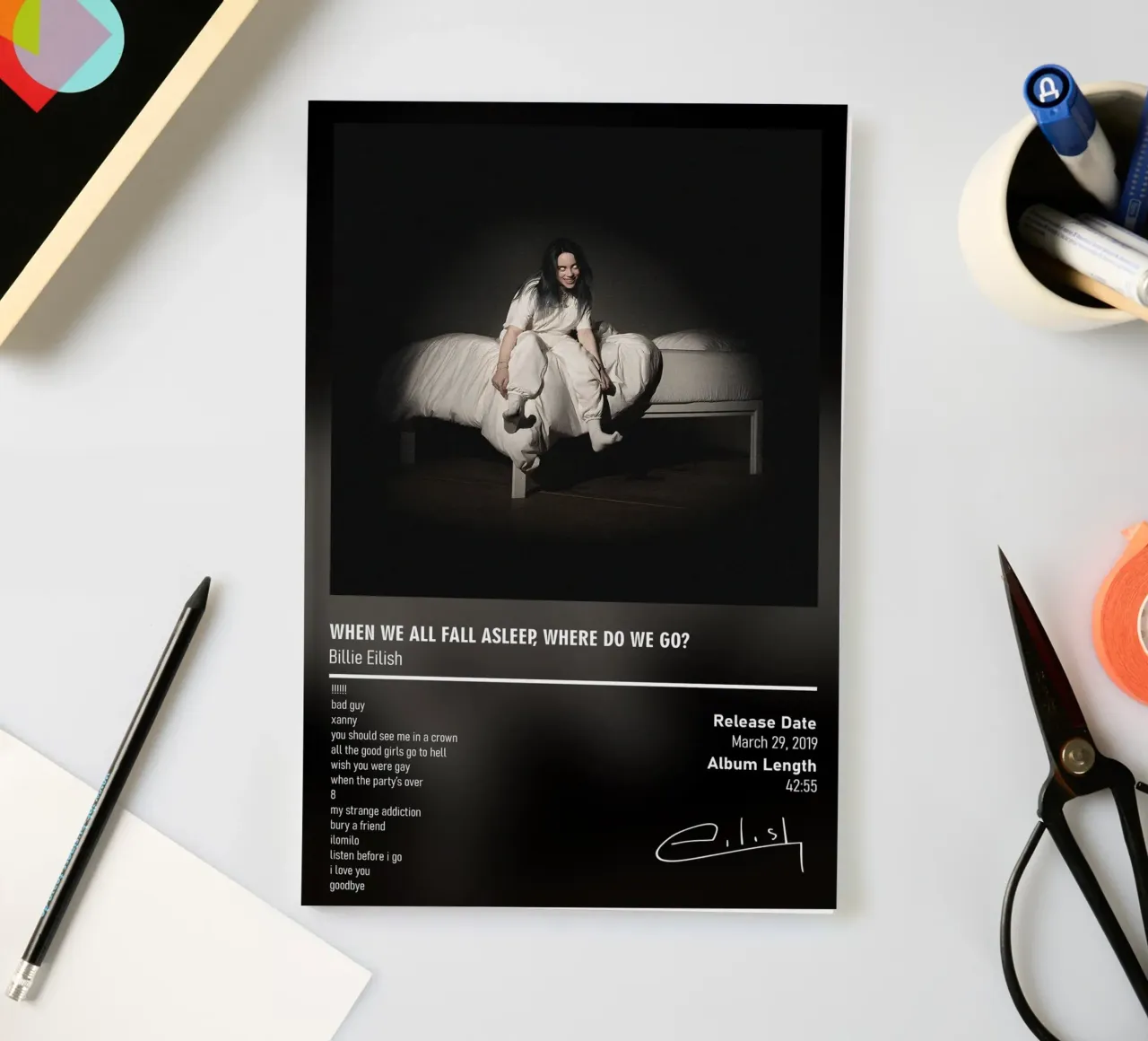 WHEN WE ALL FALL ASLEEP, WHERE DO WE GO (2019) notebook by DGUnder