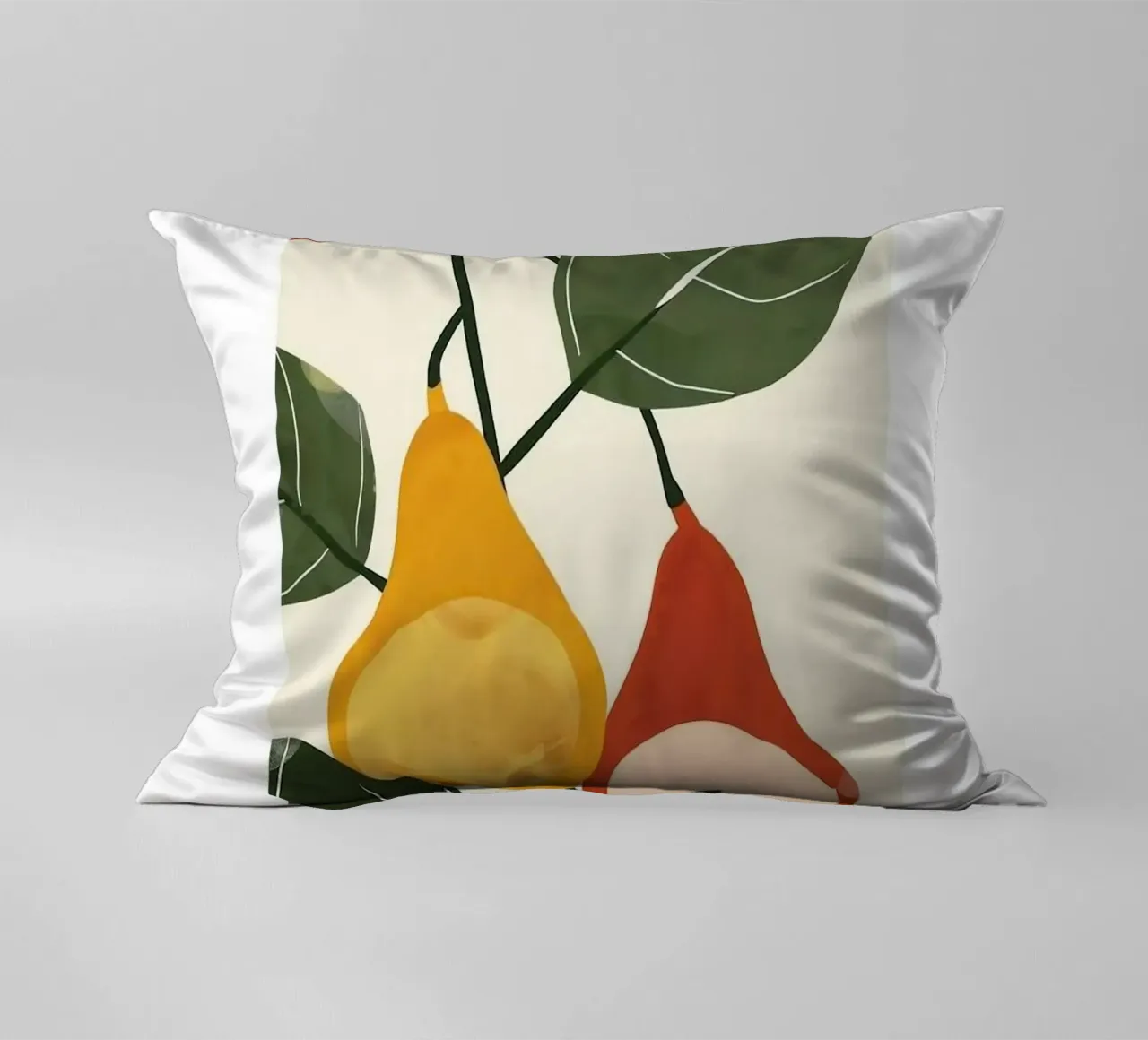 pere frutta foglie cuscino da William Allen