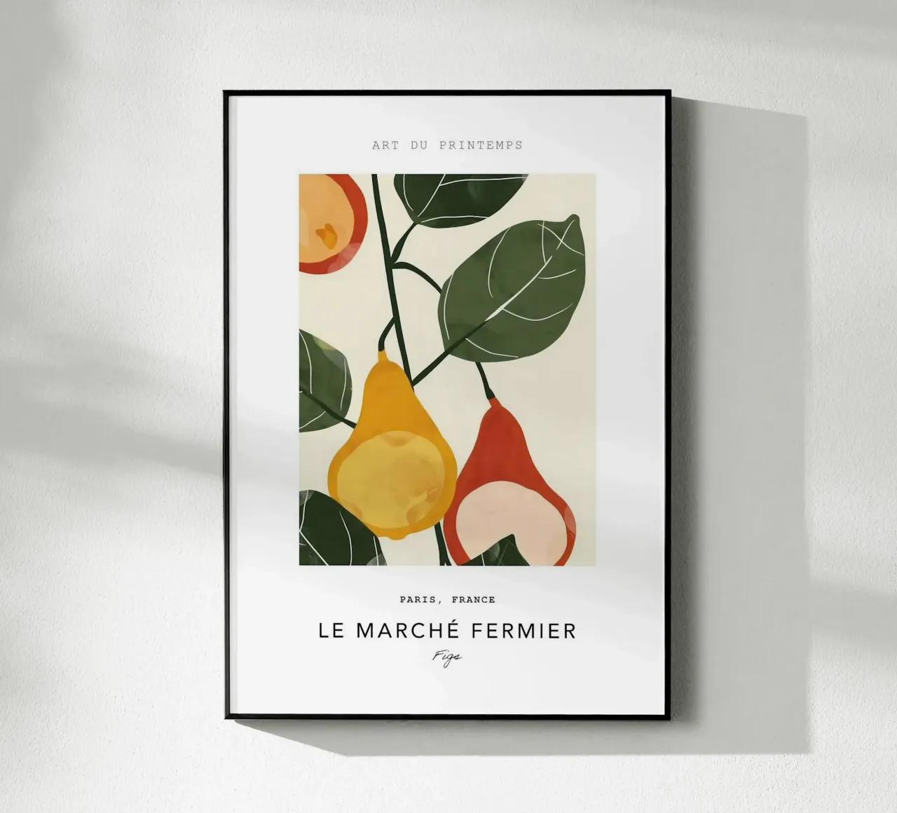 pere frutta foglie plexiglass da William Allen