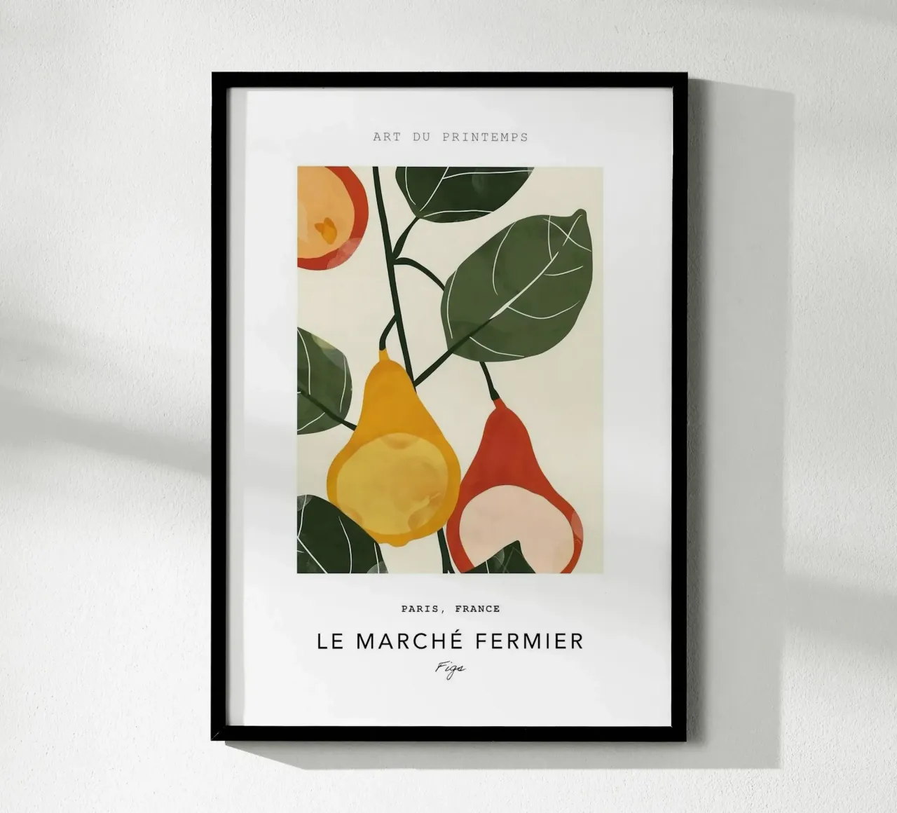 pere frutta foglie carta hahnemühle da William Allen