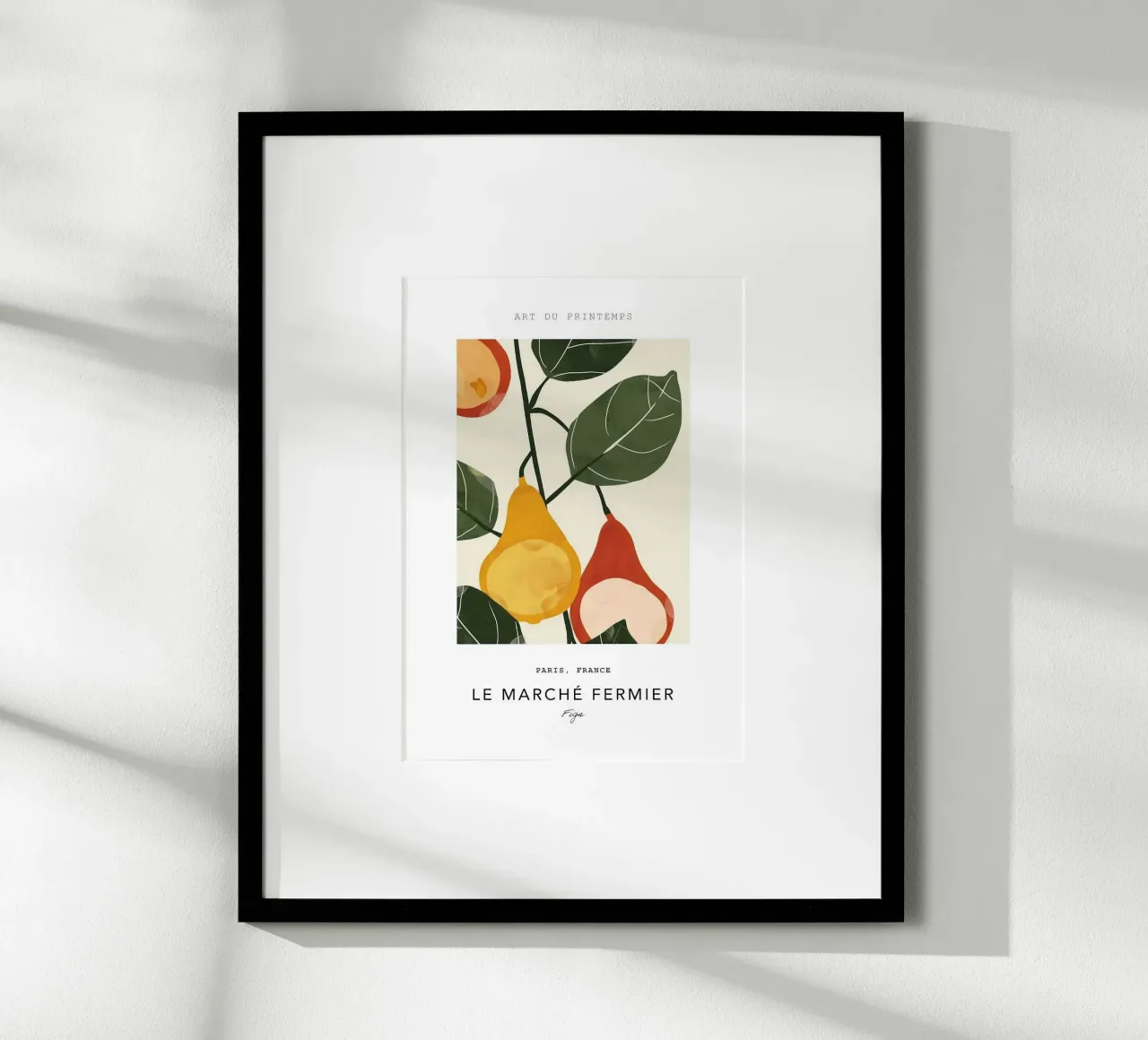 pere frutta foglie carta hahnemühle da William Allen