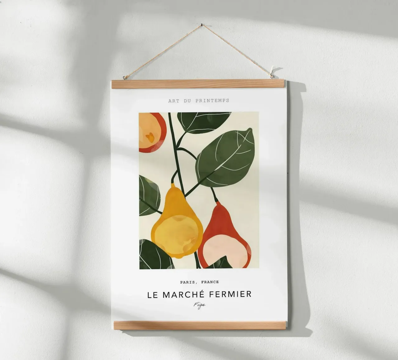 pere frutta foglie carta hahnemühle da William Allen