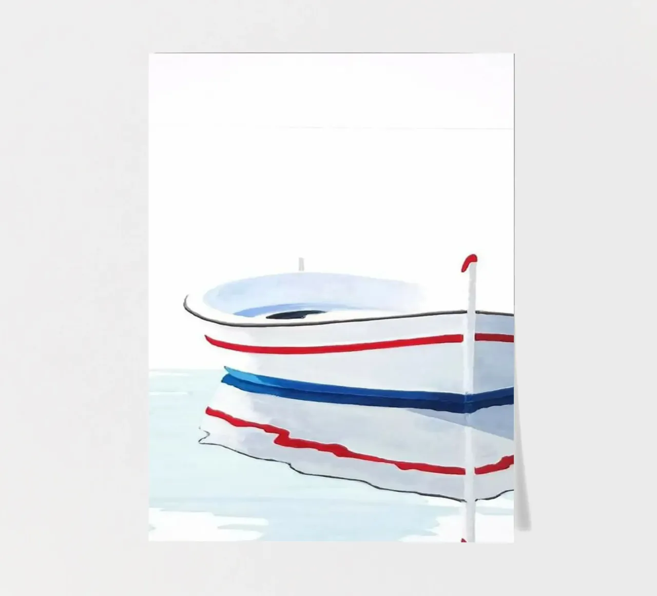 Ein Boot Stickerbogen von cosmos studio