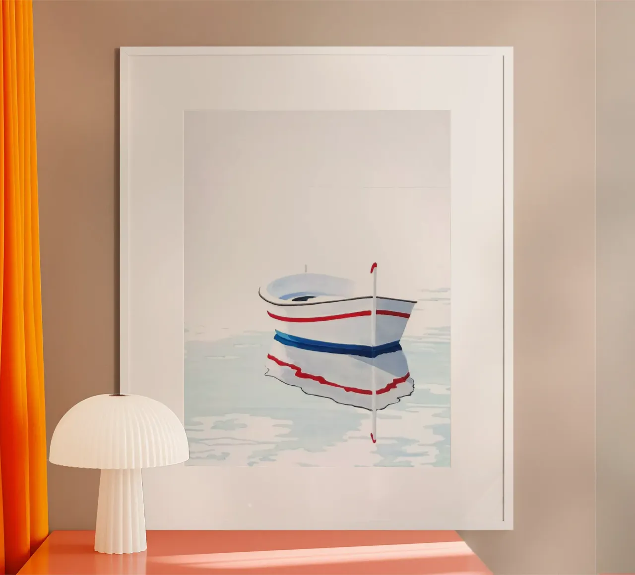 Una barca poster da cosmos studio