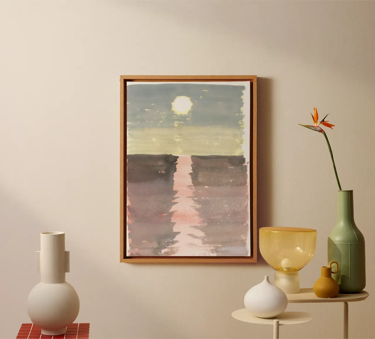 tranquility dusk twilight tela con Cornice a cassetta da twillight