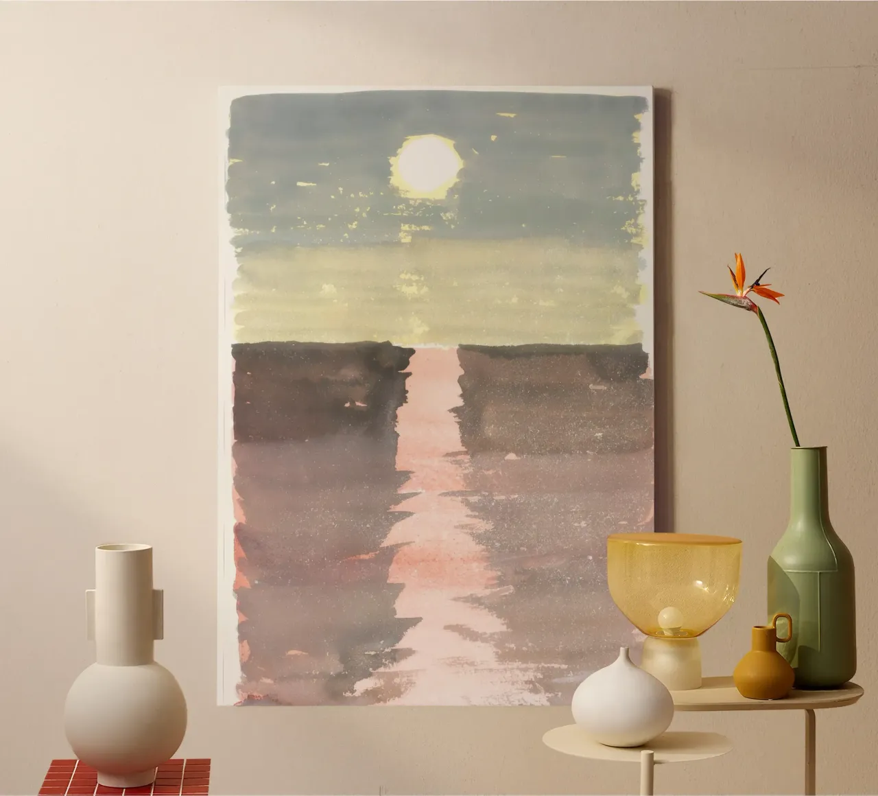 tranquility dusk twilight tela con Cornice a cassetta da twillight