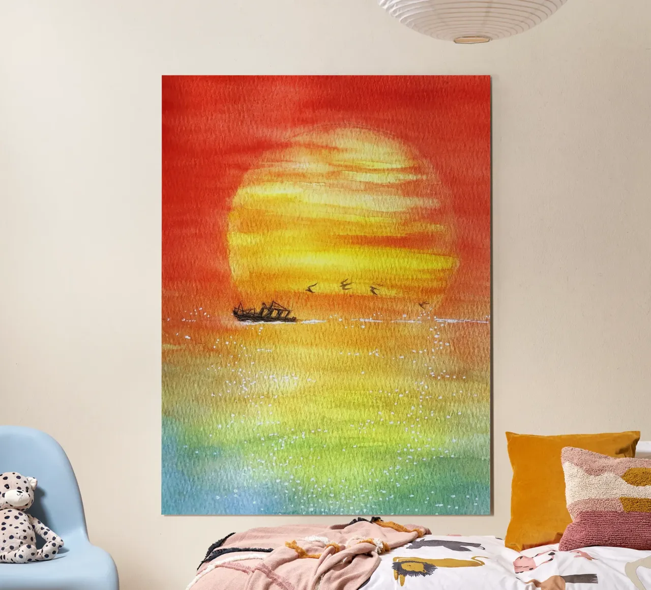 water reflection peaceful poster with aluminum frame by twillight