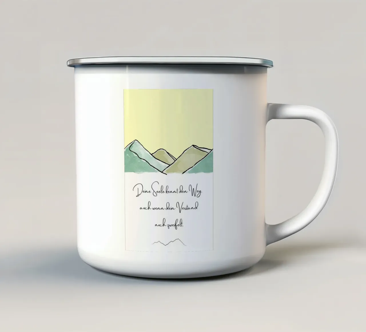 Seelenweg tazza in smalto da AESTHETIC VIBES by Isabel