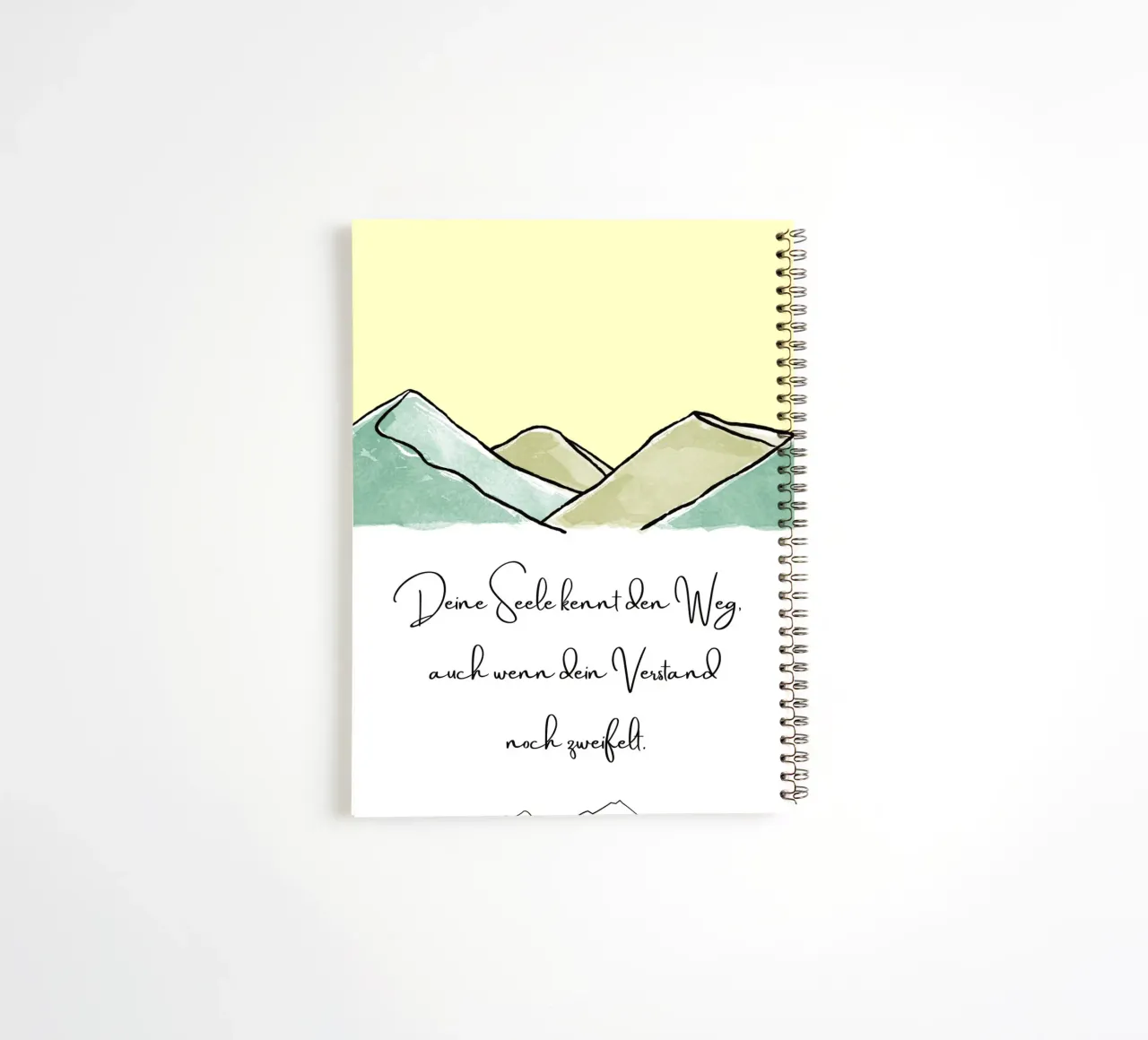 Seelenweg spiral notebook by AESTHETIC VIBES by Isabel
