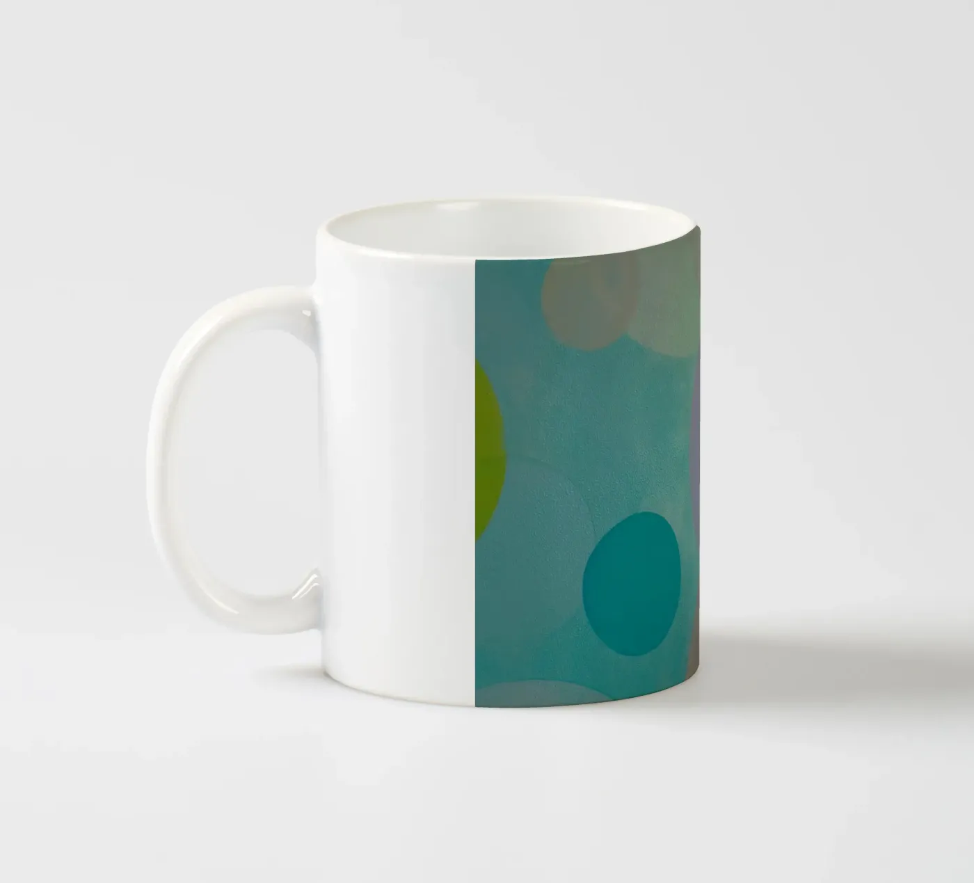 sphere layering background ceramic mug by twillight
