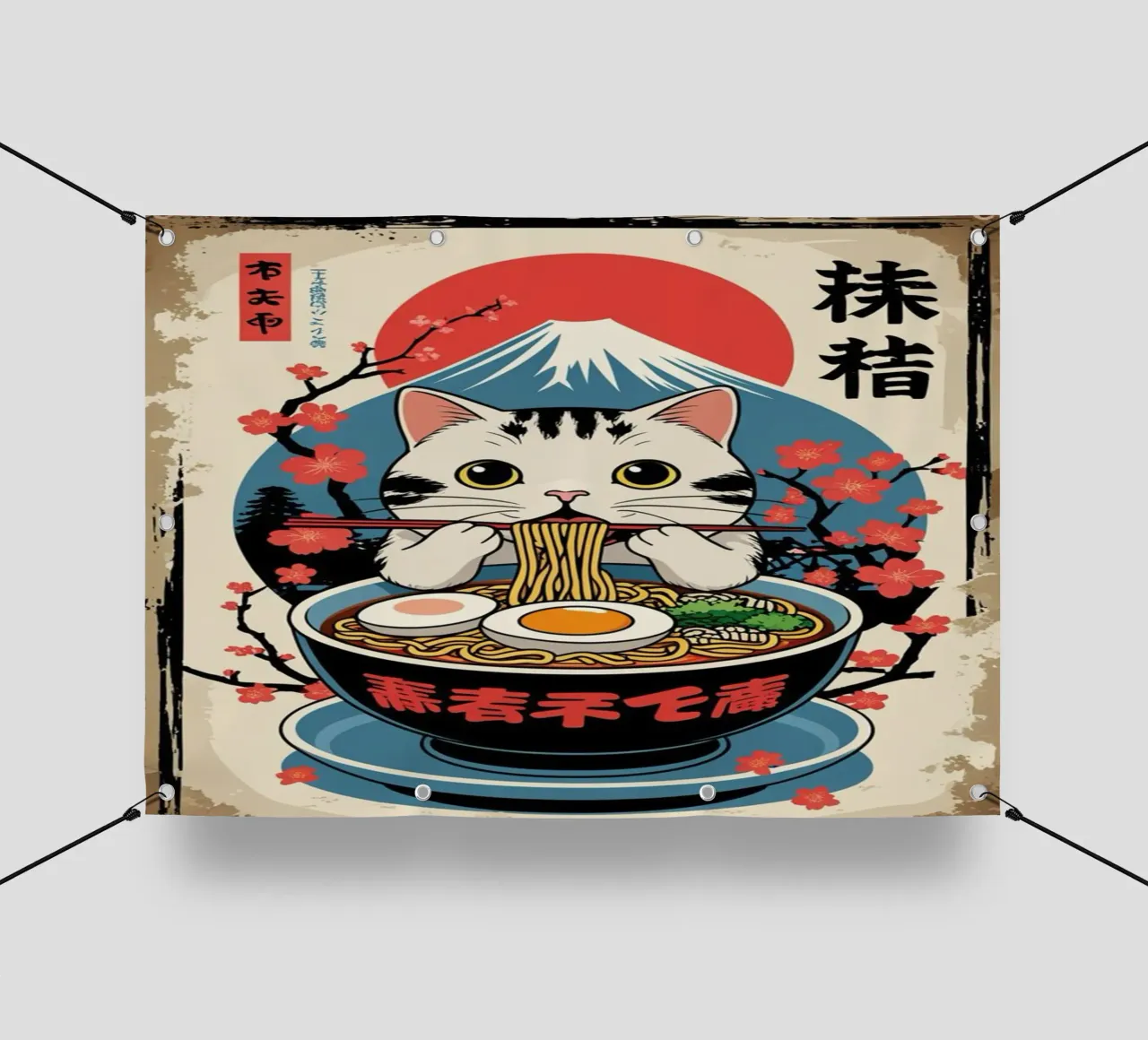 Ich liebe Ramen PVC Plane von cosmos studio